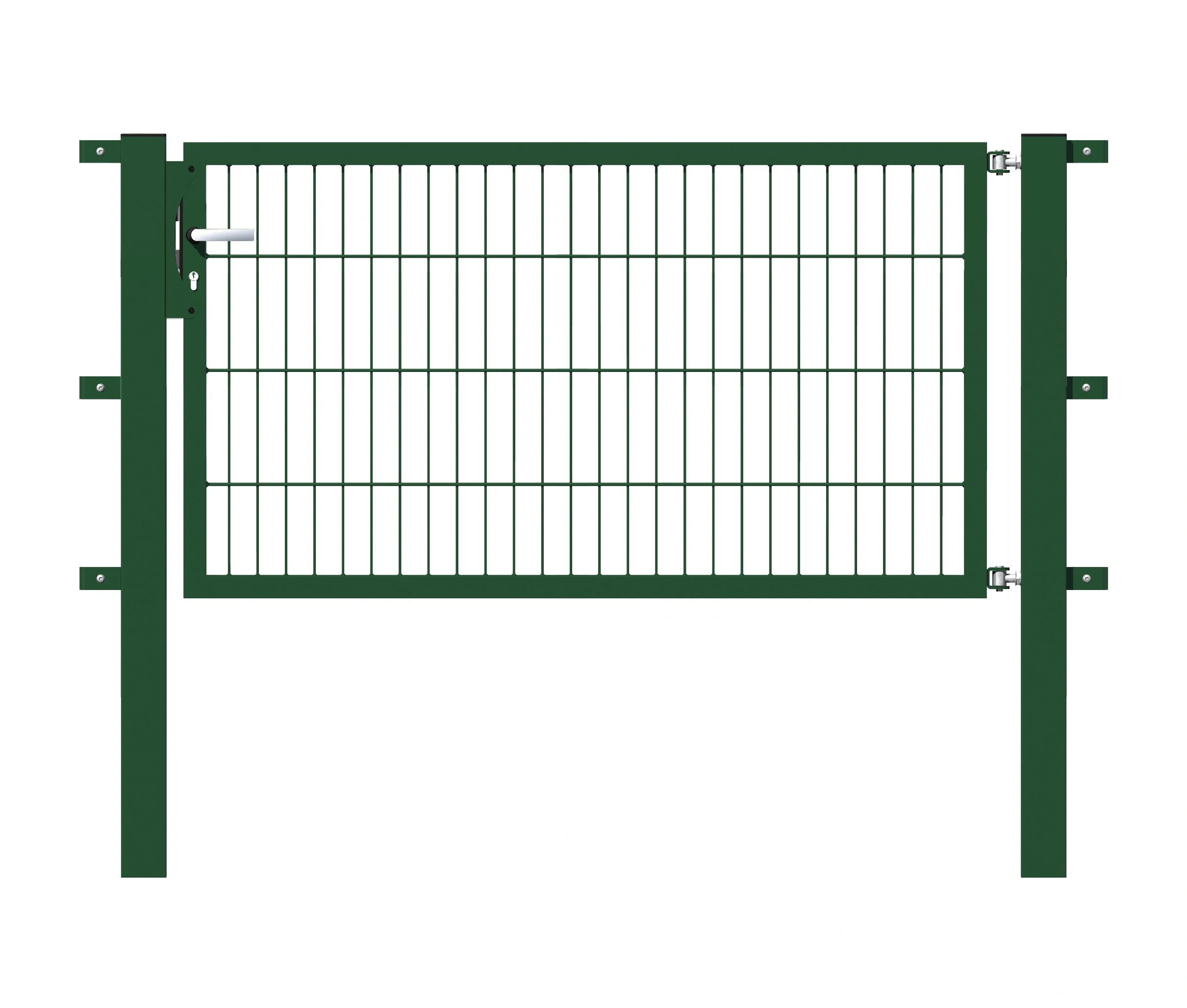 Einzeltor Flexo mit Zubehör, grün/ Breite 150 cm, Höhe 80 cm - 1