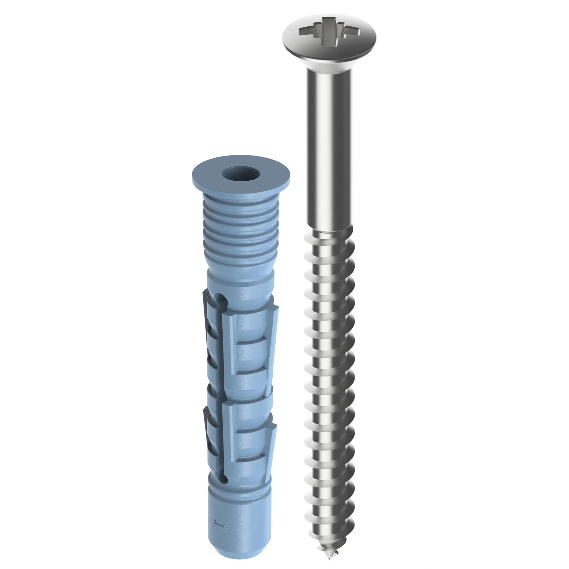 Allzweckdübel Aqua Stop Pro 6 x 38 mm + Linsenkopfschraube 4 x 50 mm, 4 Stück - 7