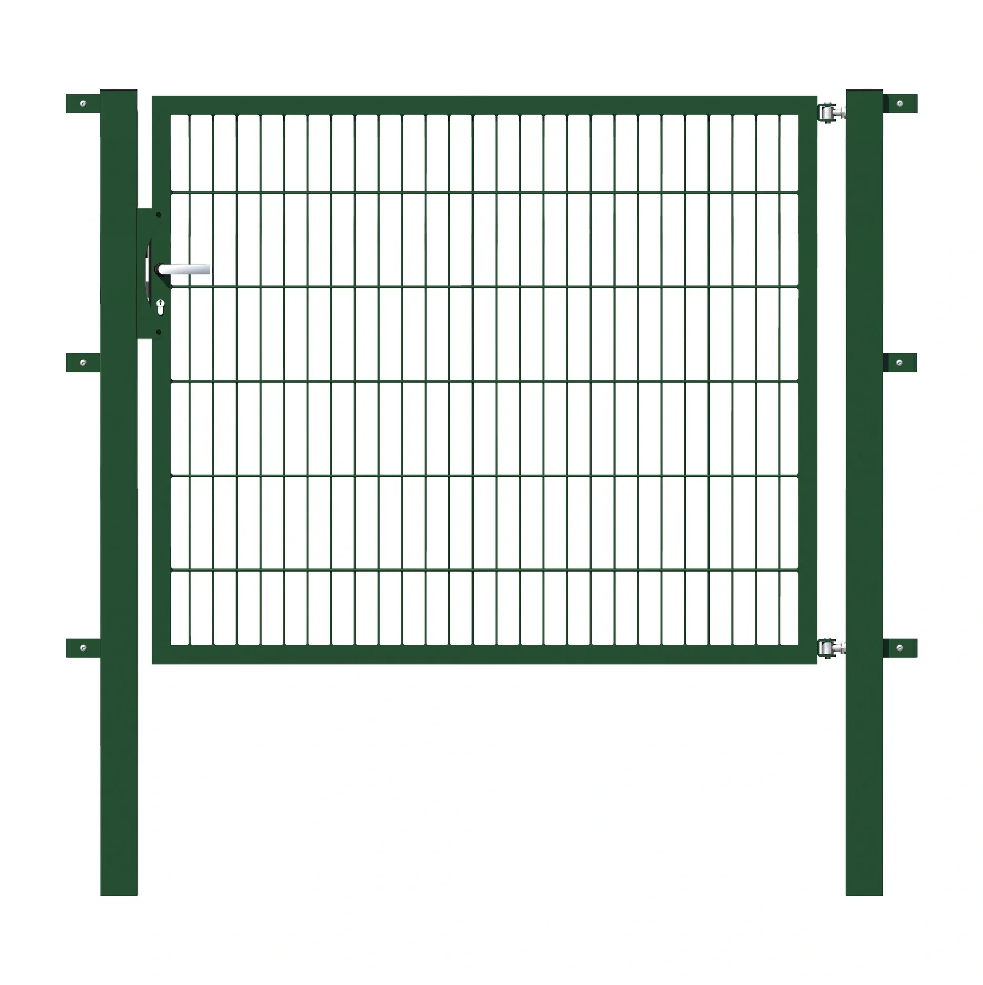 Einzeltor Flexo mit Zubehör, grün/ Breite 150 cm, Höhe 120 cm - 3