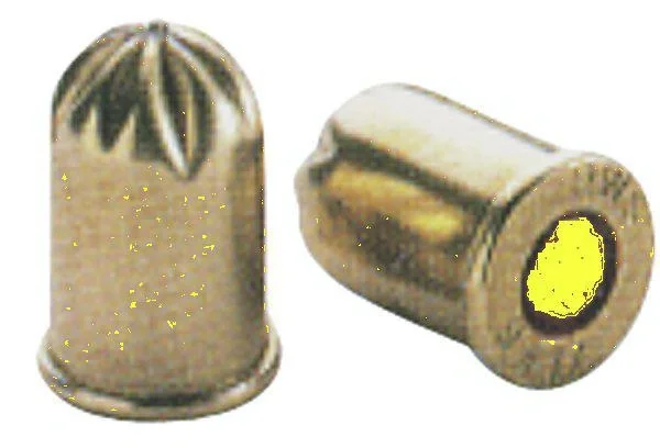 Schusspatronen- 9x17 - 50 Stück, gelb - 2