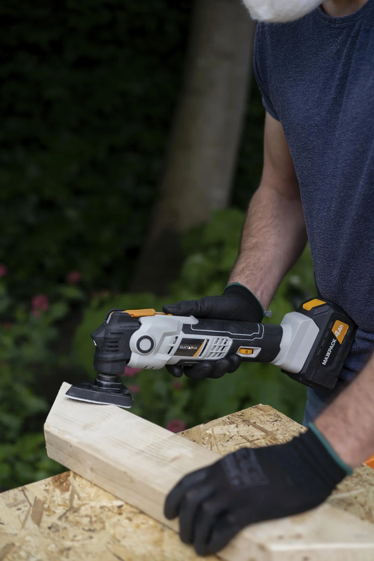 Maxxpack 18V Akku-Multifunktionswerkzeug Anti-Vibration (ohne Akku und Ladegerät) - 8