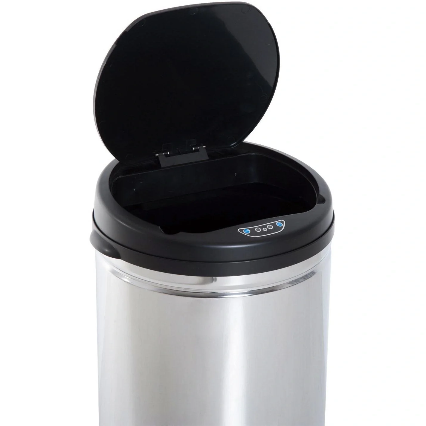Edelstahl Mülleimer 50L Automatik Sensor IR mit Inneneimer rund - 6