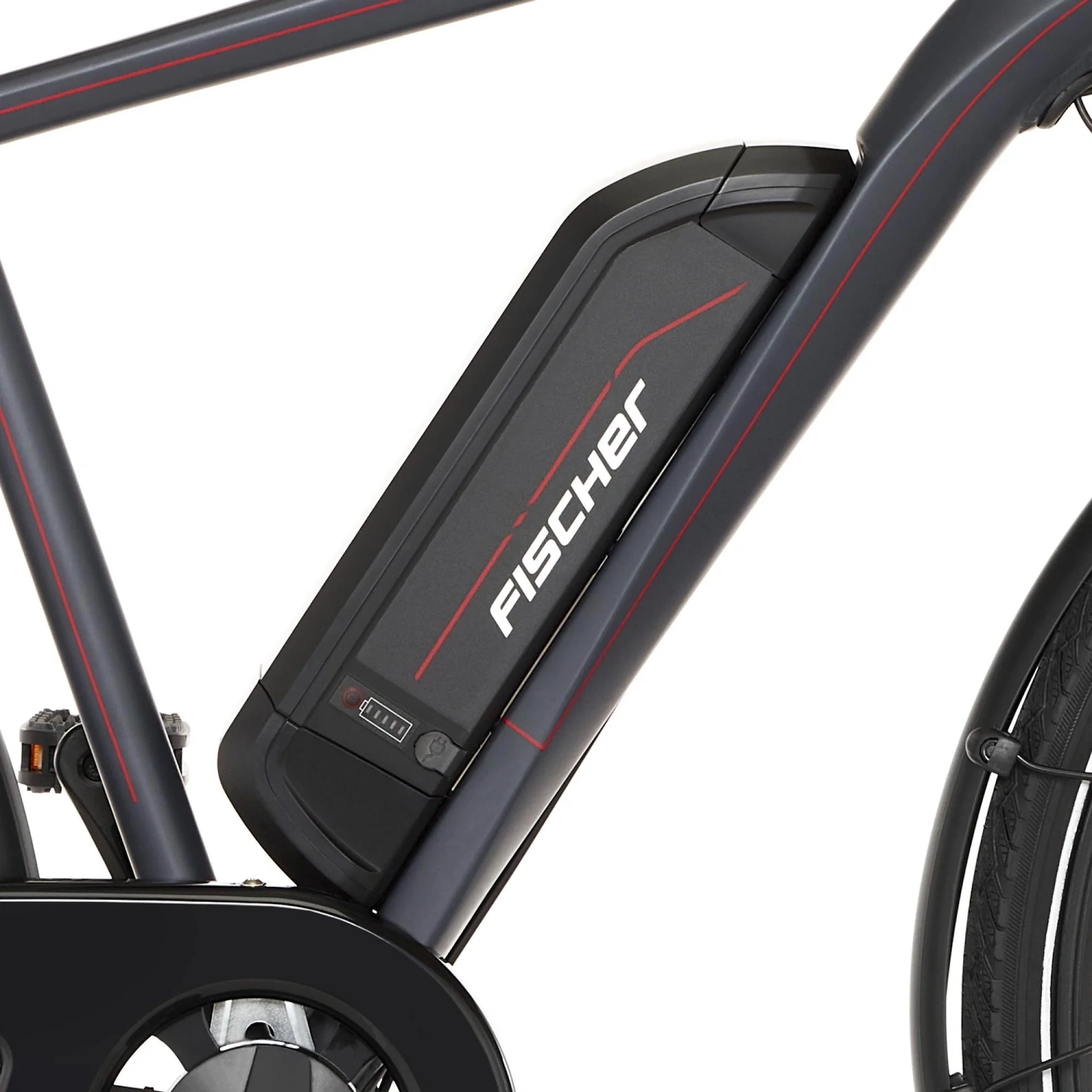 Herren E-Bike Trekking, 28 Zoll Rahmengröße 50cm, 8-Gang Kettenschaltung, anthrazit matt, VIATOR 1.0 - 12