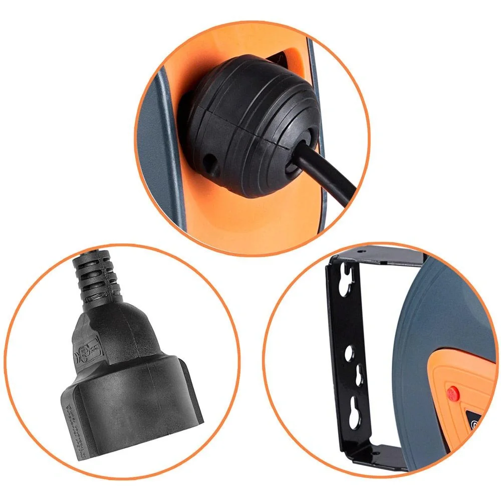 Automatische Kabeltrommel 20m+1,5m Anschlusskabel - 4