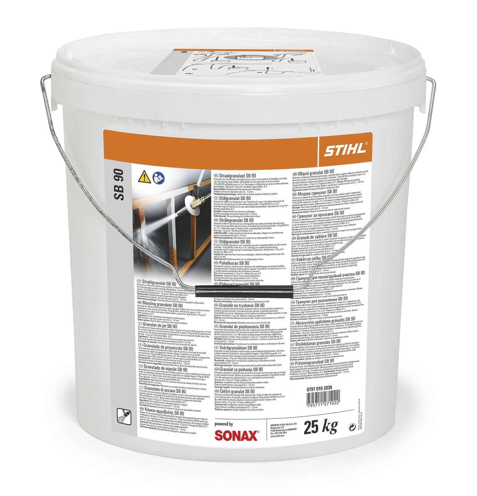 Strahlgranulat SB 90, 25 kg Gebinde - 1
