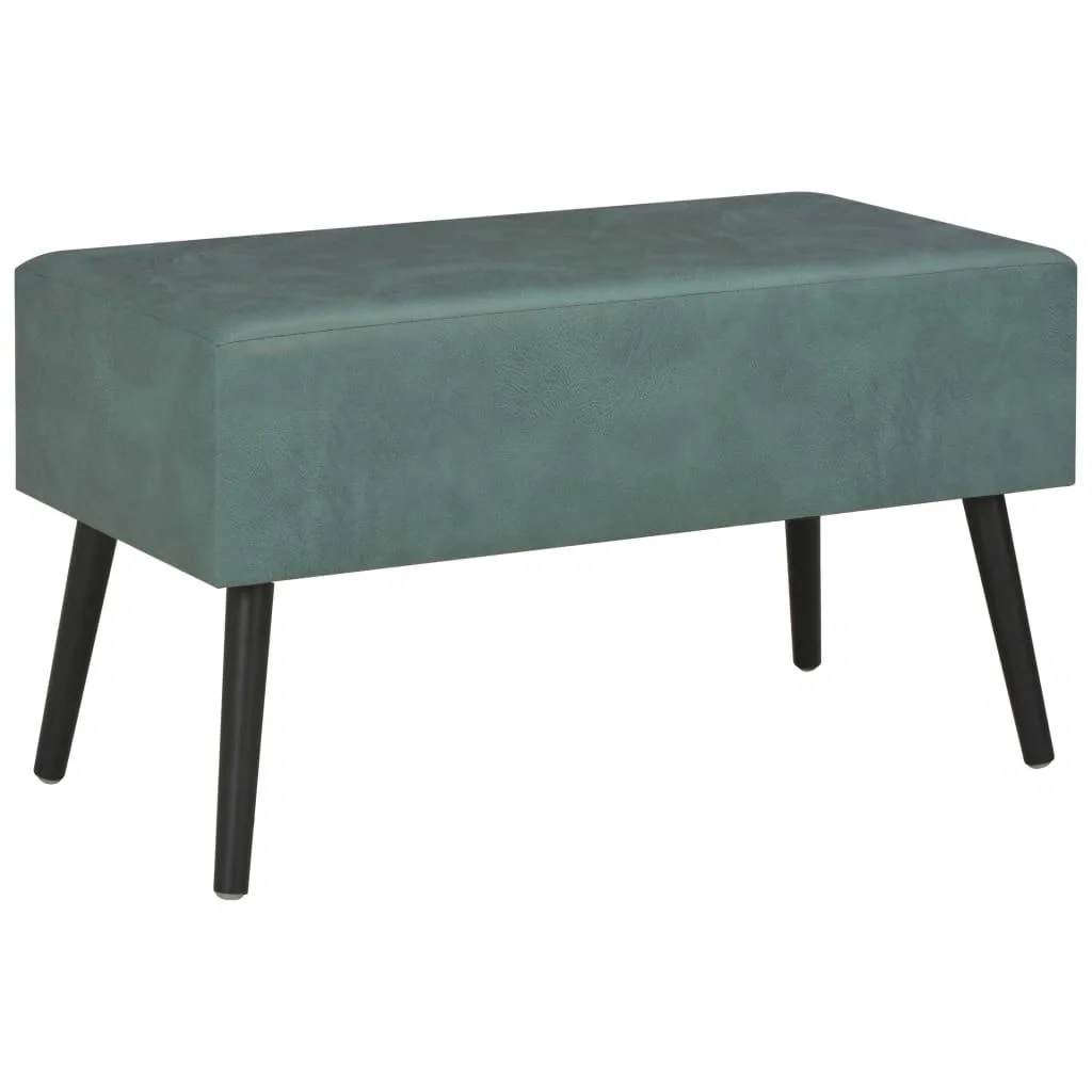 Couchtisch 80x40x46 cm Kunstleder meer-grün - 6