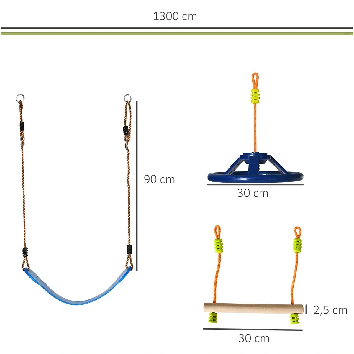 Slackline ninja style - 13 Meter - Kletterset für Kinder - 6