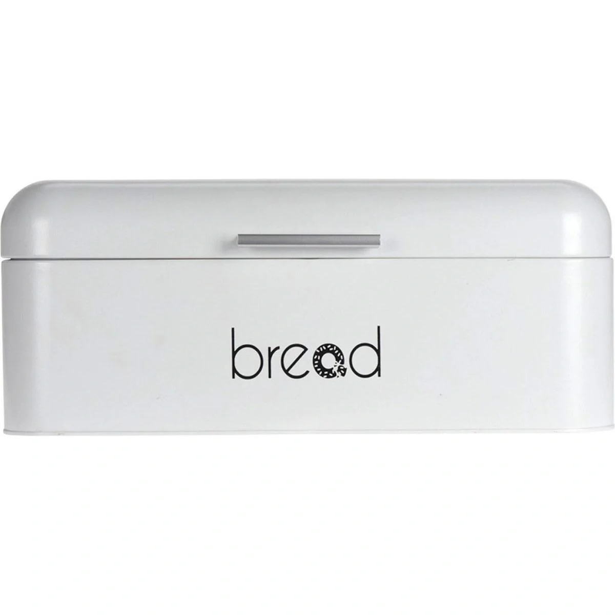 Broteimer - Metall - Weiß 42x22x16cm - 2