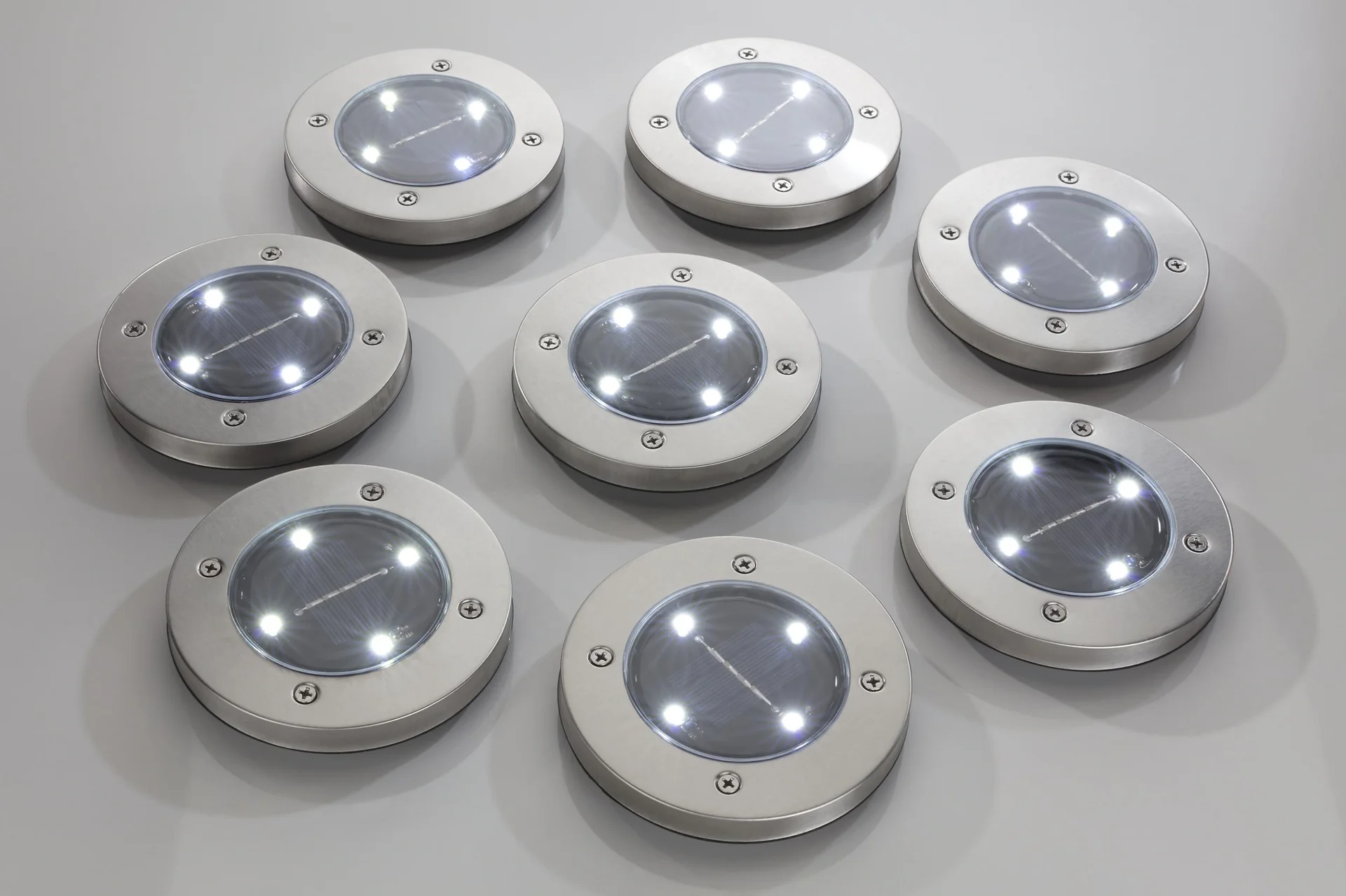 Solar Terrassen-Leuchten - 4 Stück - 5