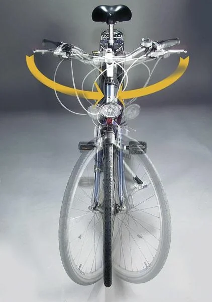 Lenkungsdämpfer - stabilisiert das Vorderrad am Fahrrad - 3