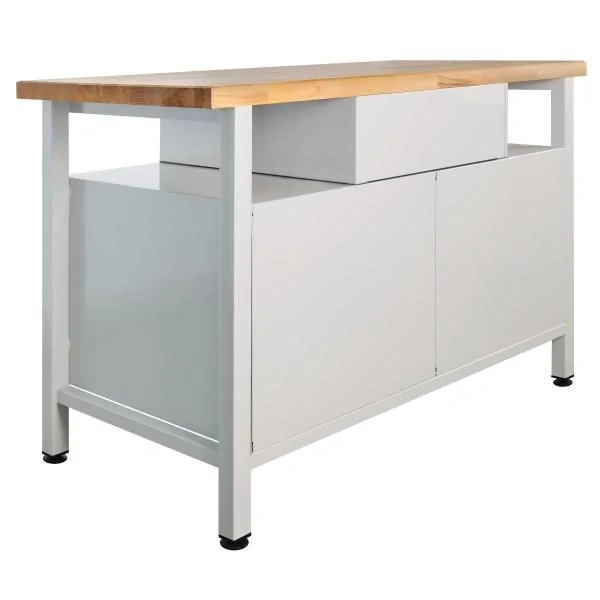 Werkbank "Premium" 1 Schubladen, 2 Türen, L1200xB600xH840mm - 6