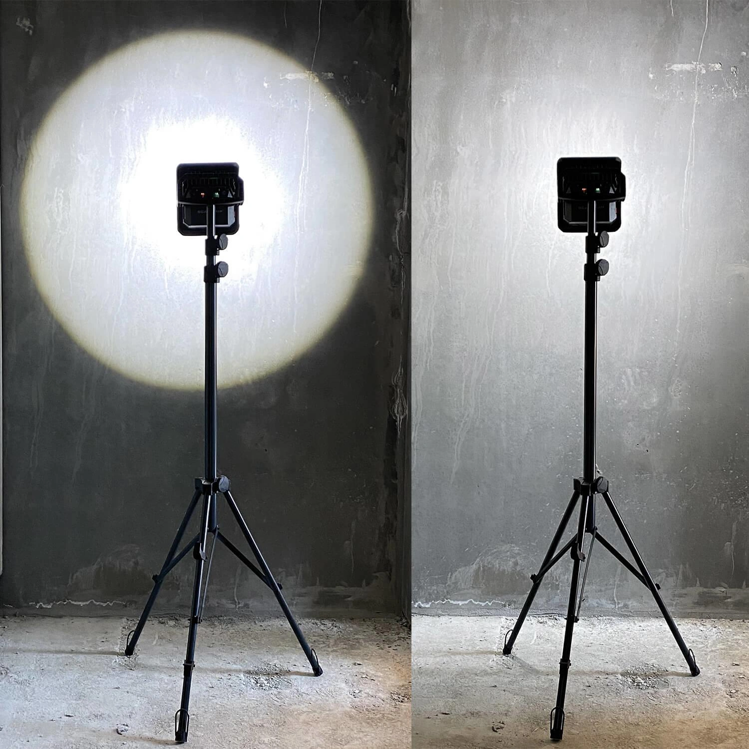 Handflutlichtstrahler NOVA 4 CAS + 12V 4Ah Akku, SC30 Ladegerät mit abnehmbarem Diffuser - 11