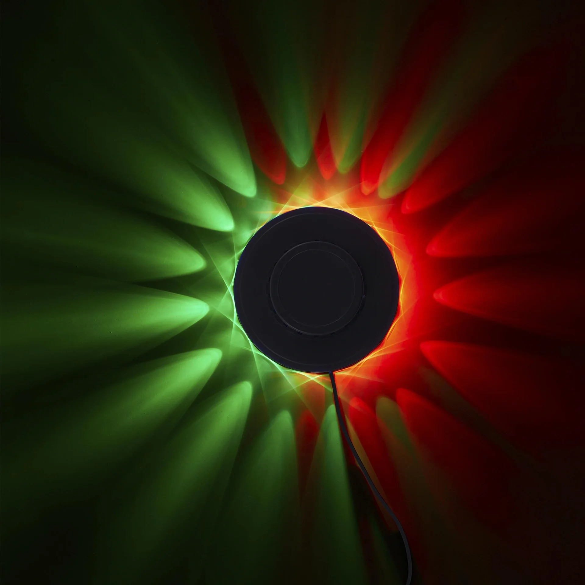 RGB-LED Lichtrad, 48 x RGB-LEDs, max. 3 Watt, Musiksensor und Farbwechsel - 9