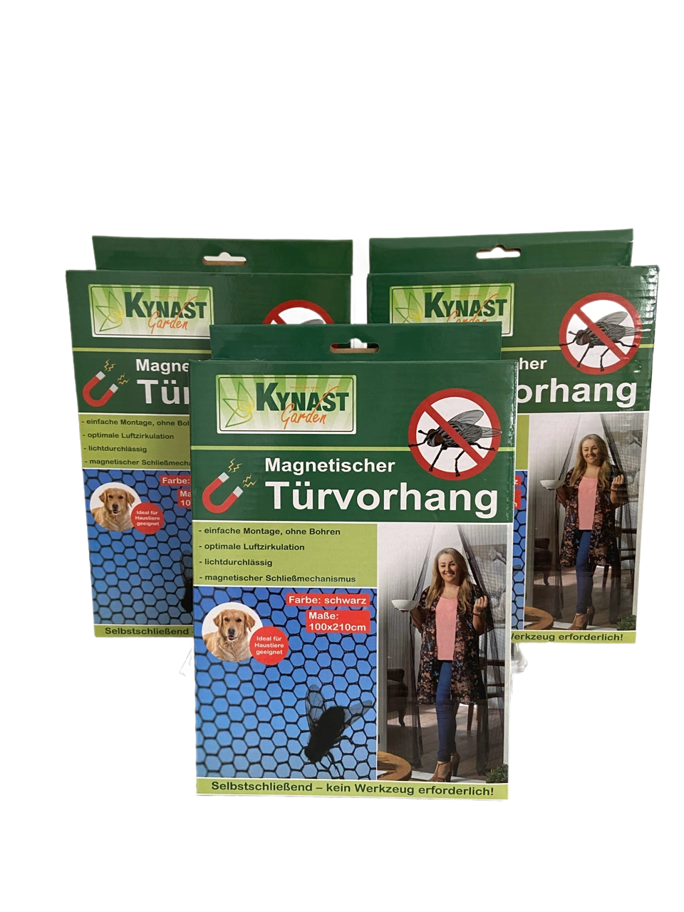 Fliegengitter Türvorhang, 100 x 210 cm - 1