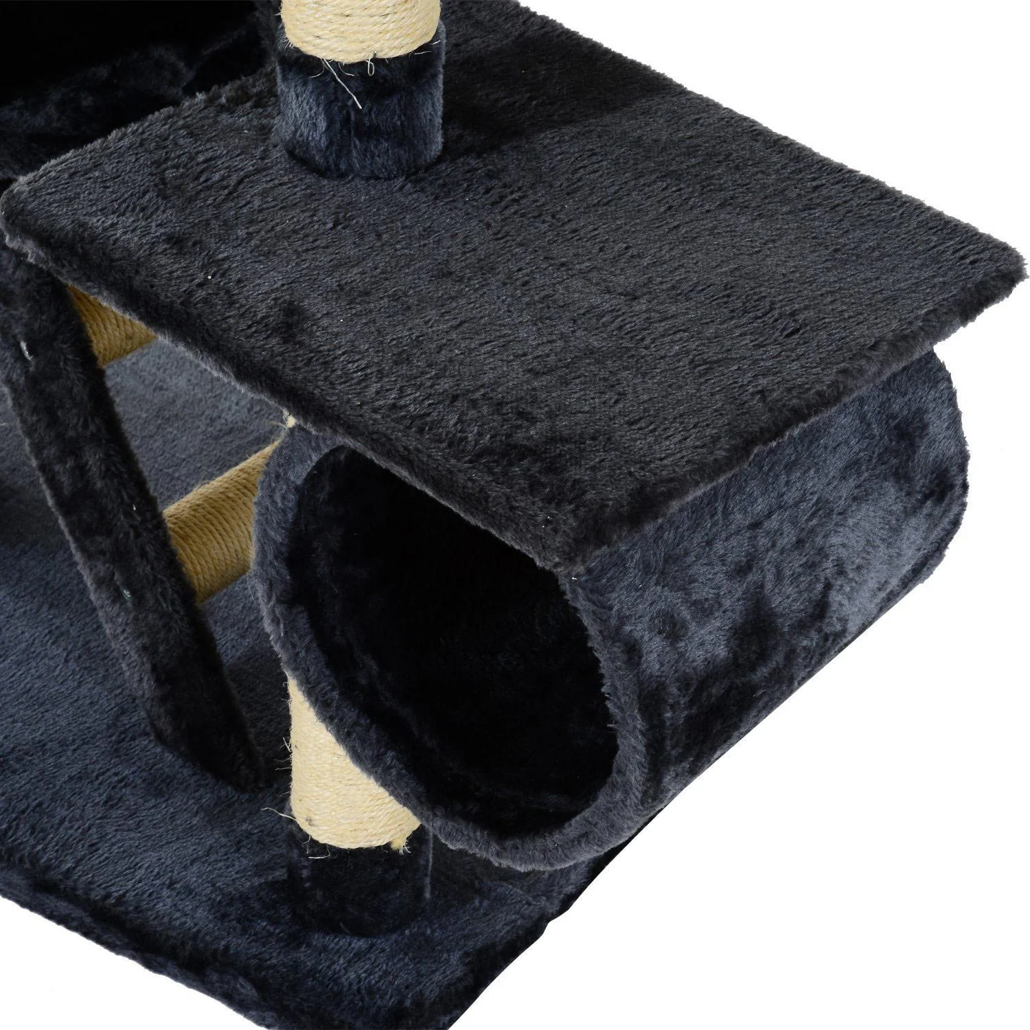 Katzenbaum Kratzbaum Katzenkratzbaum Kletterbaum Katze Sisal Grau - 9