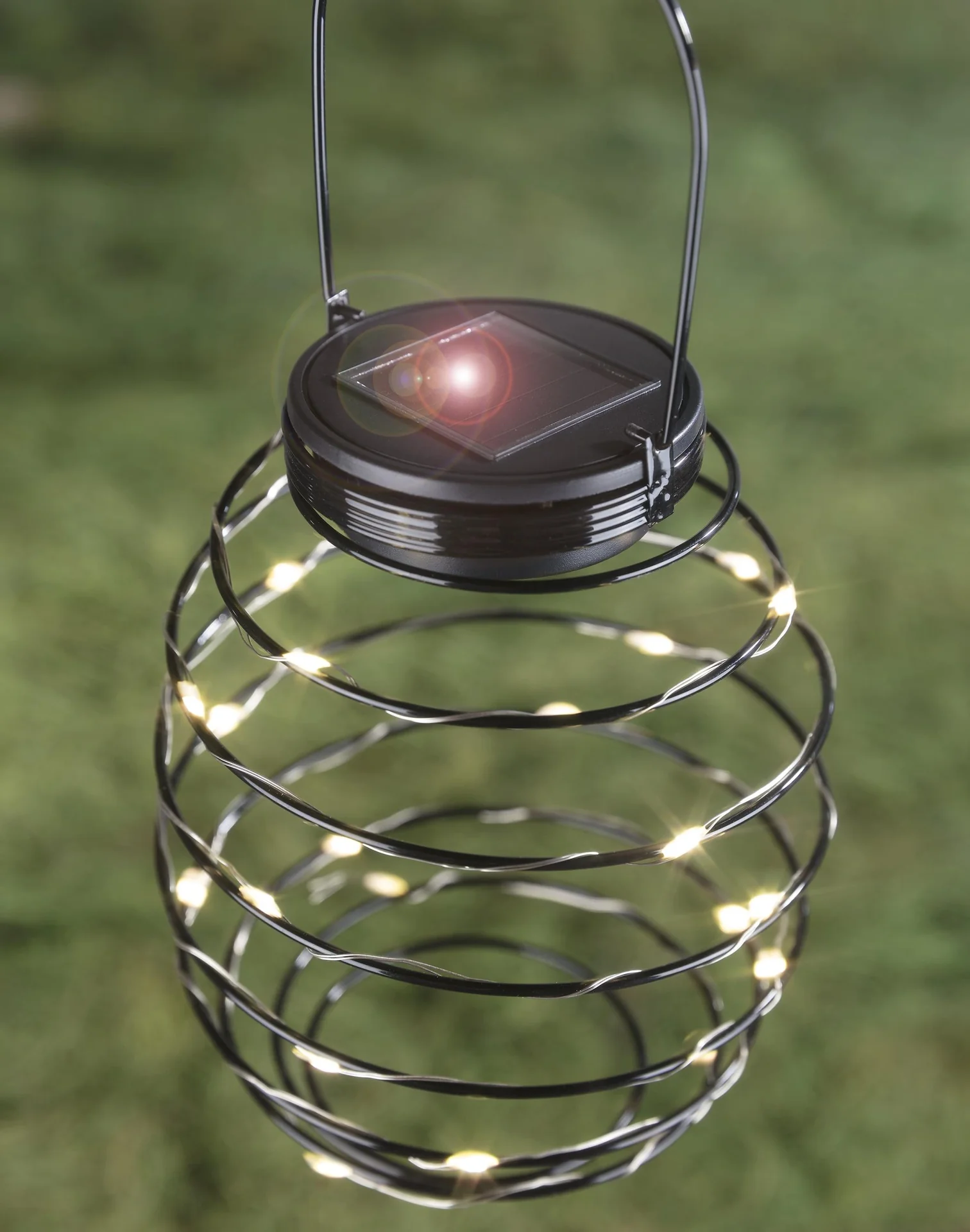 Solar LED Spirallaternen - 2 Stück - 4