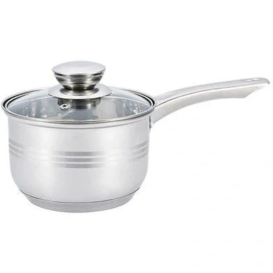 Töpfe und Pfannen - 12 Stück - Rostfreier Stahl - Silber - 9