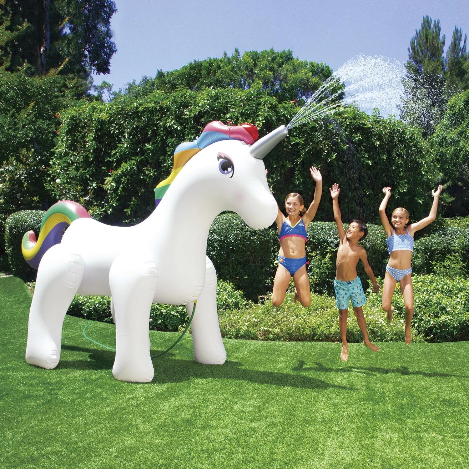 Sprinkler Einhorn 284x127x211 cm Weiß - 3