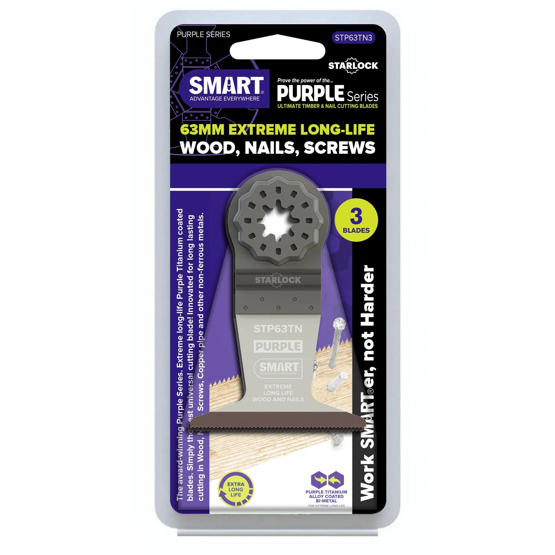 SL PUR 63x46mm BiM Titan Klinge 3Stk. - 3