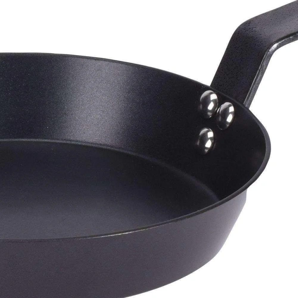Bratpfanne - Paella-Pfanne - 24 cm - Schwarz - 5