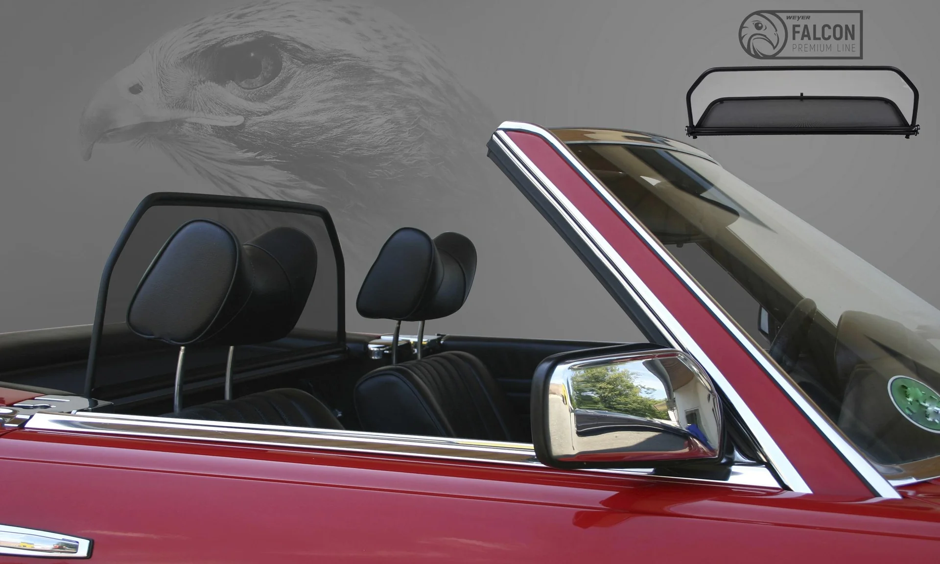 Cabrio Windschott - Premium-Line Mercedes SL R107, Baujahr 1971-1989 - 11