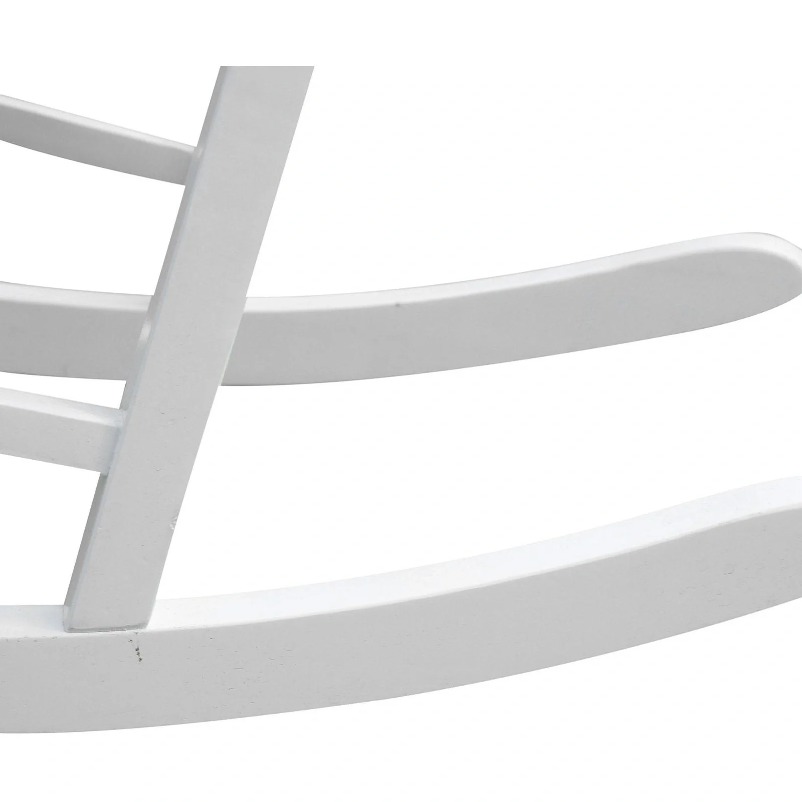 Schaukelsessel Gartenmöbel Relaxstuhl Schwingsessel Akazienholz ergonomisch weiß - 9