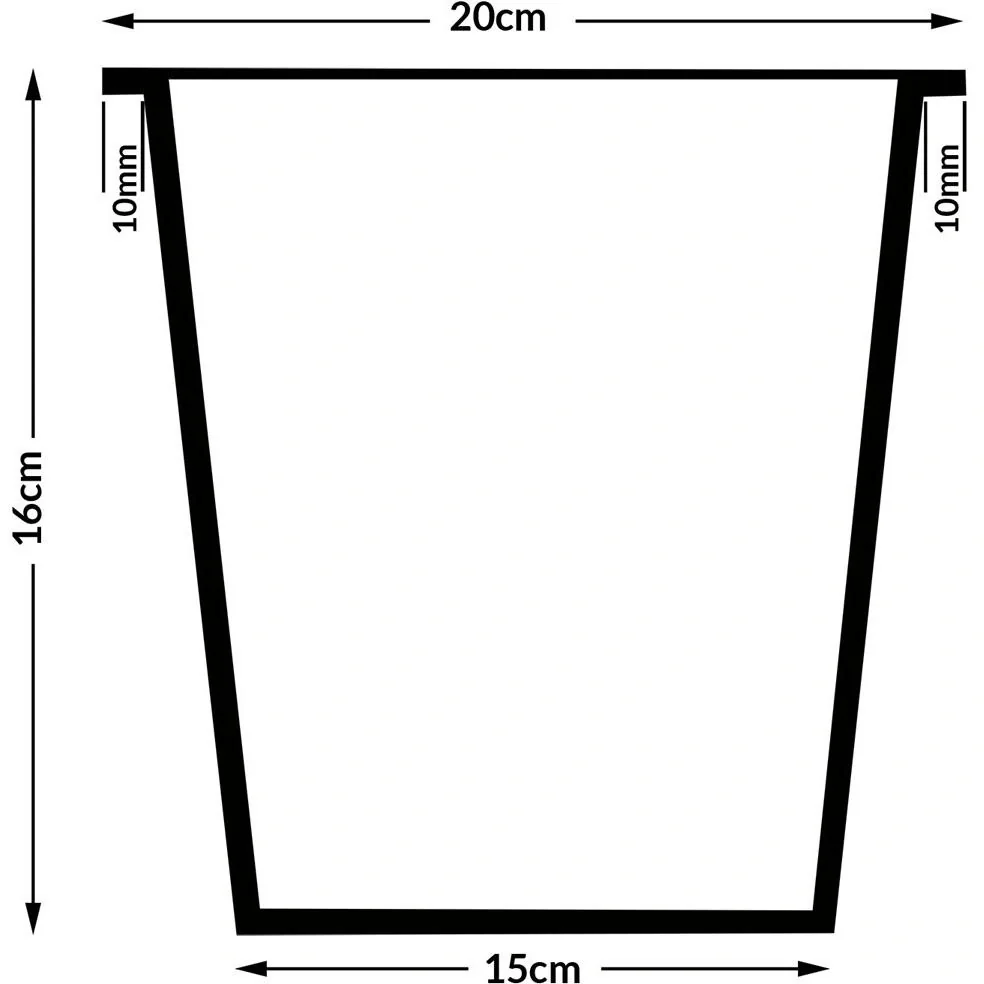Pflanzgefäß Polyrotan schwarz 95 x 27 x 60cm geeignet für 4 Pflanzen - 4
