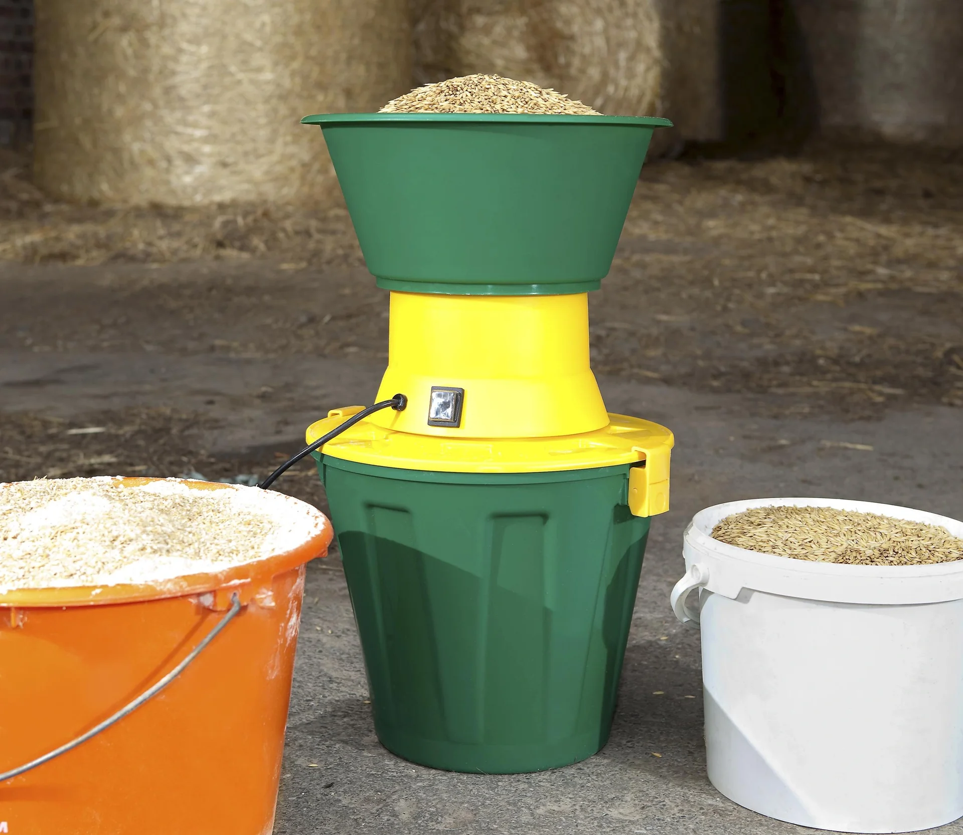 Elektrische Getreidemühle, 600 W, auch für Hülsenfrüchte - 12