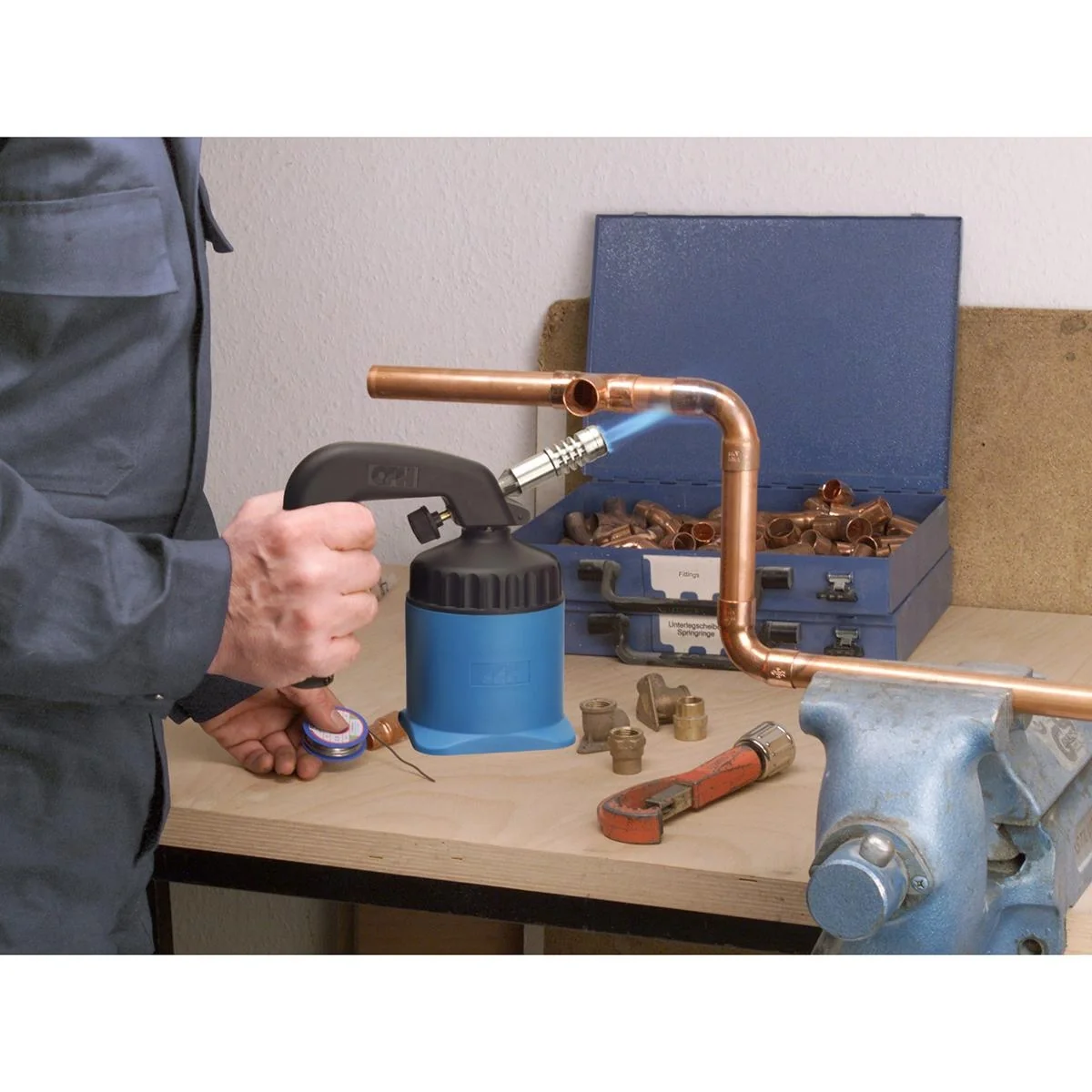 Lötbrenner LM 2000 - Leistungsstark, ideal für Weich- und Hartlötungen bis 1750°C - 3