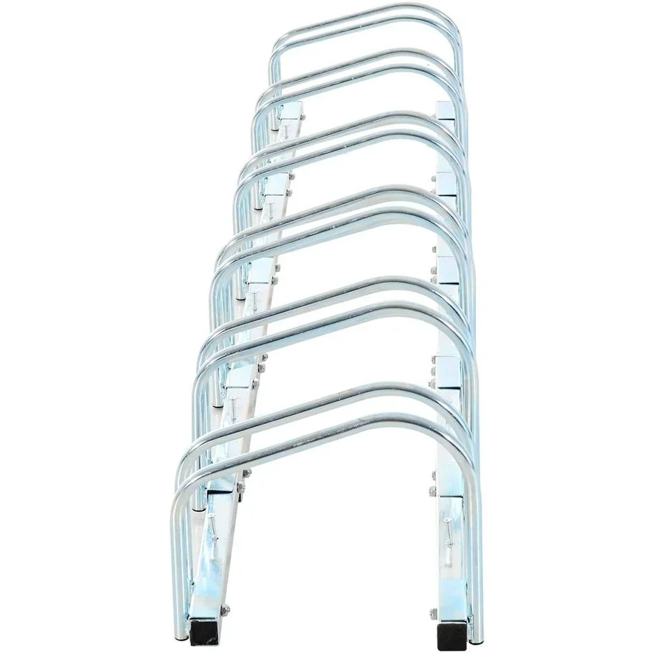 6er Fahrradständer Radständer Aufstellständer Fahrrad Ständer Stahl verzinkt - 7