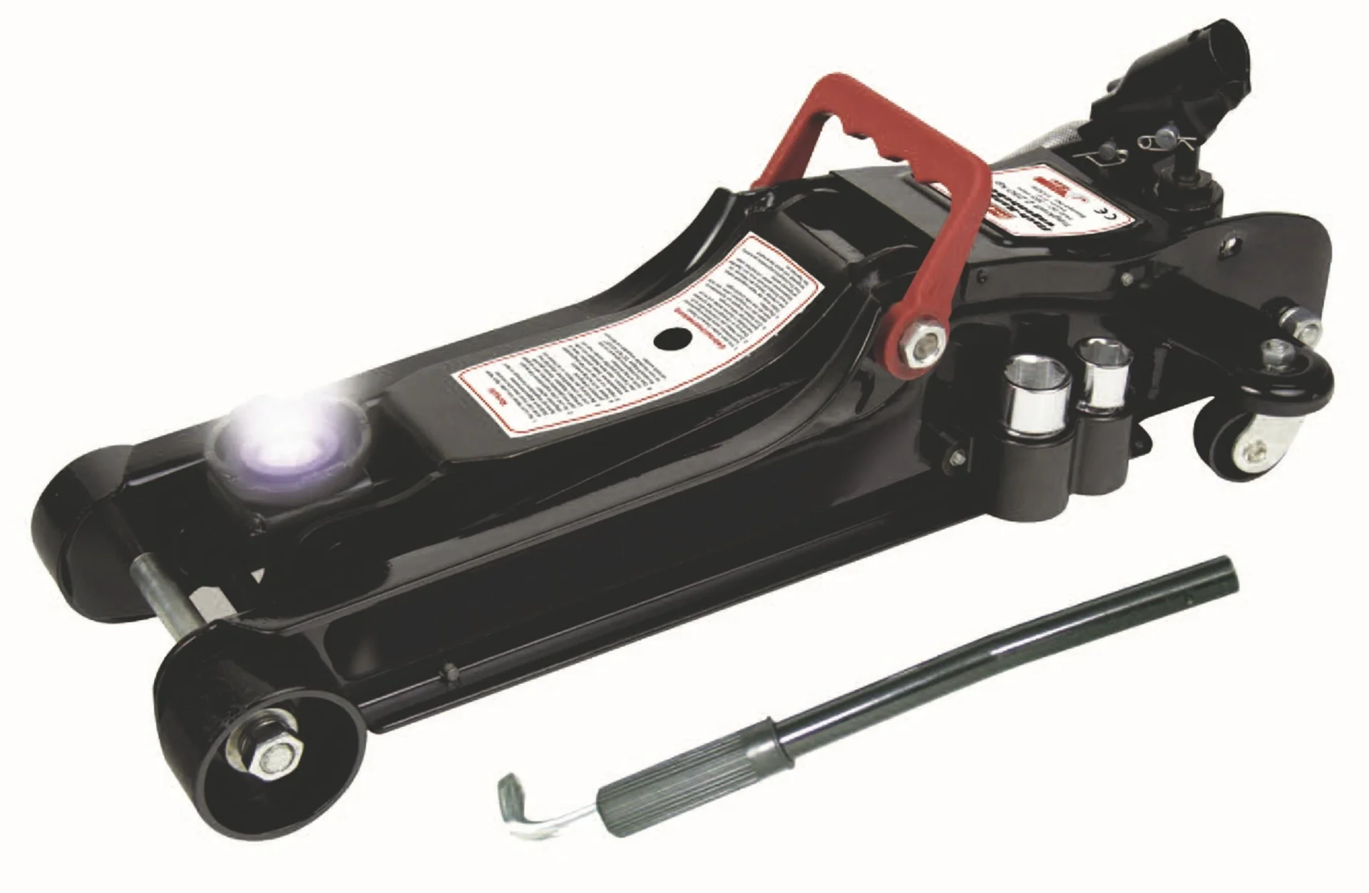 Flach - Rangierwagenheber 2,25 t - mit LED-Licht - 8