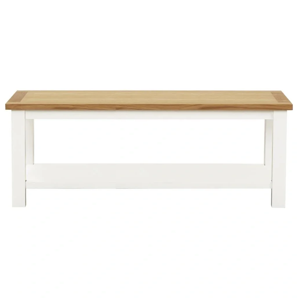 Couchtisch 110x55x40 cm Eiche massiv - 5