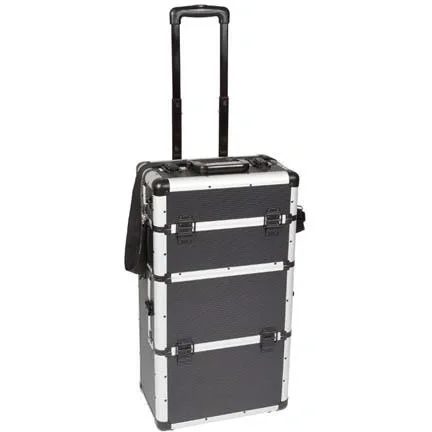 ALU-TROLLEY - 370 x 270 x 670 mm - SCHWARZ - 2