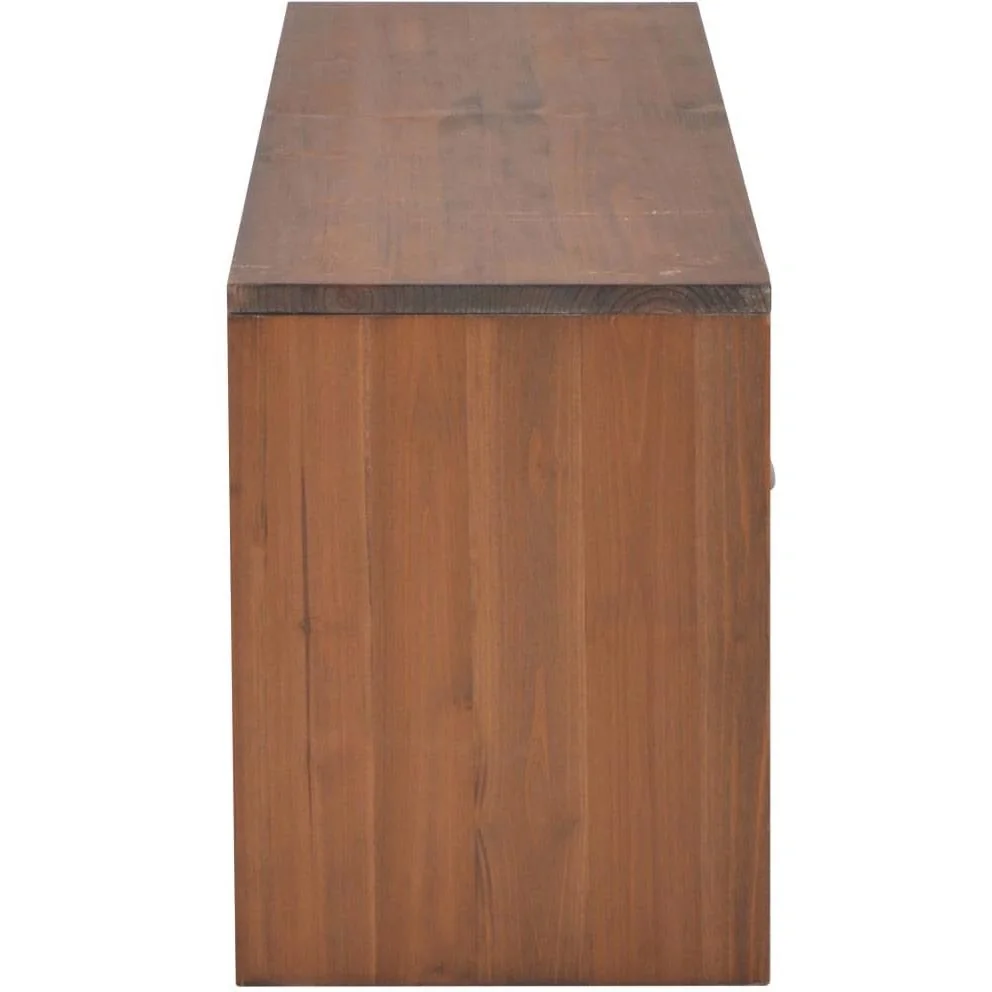 TV-Schrank 4 Schubladen 120x30x40 cm Kiefer massiv - 6