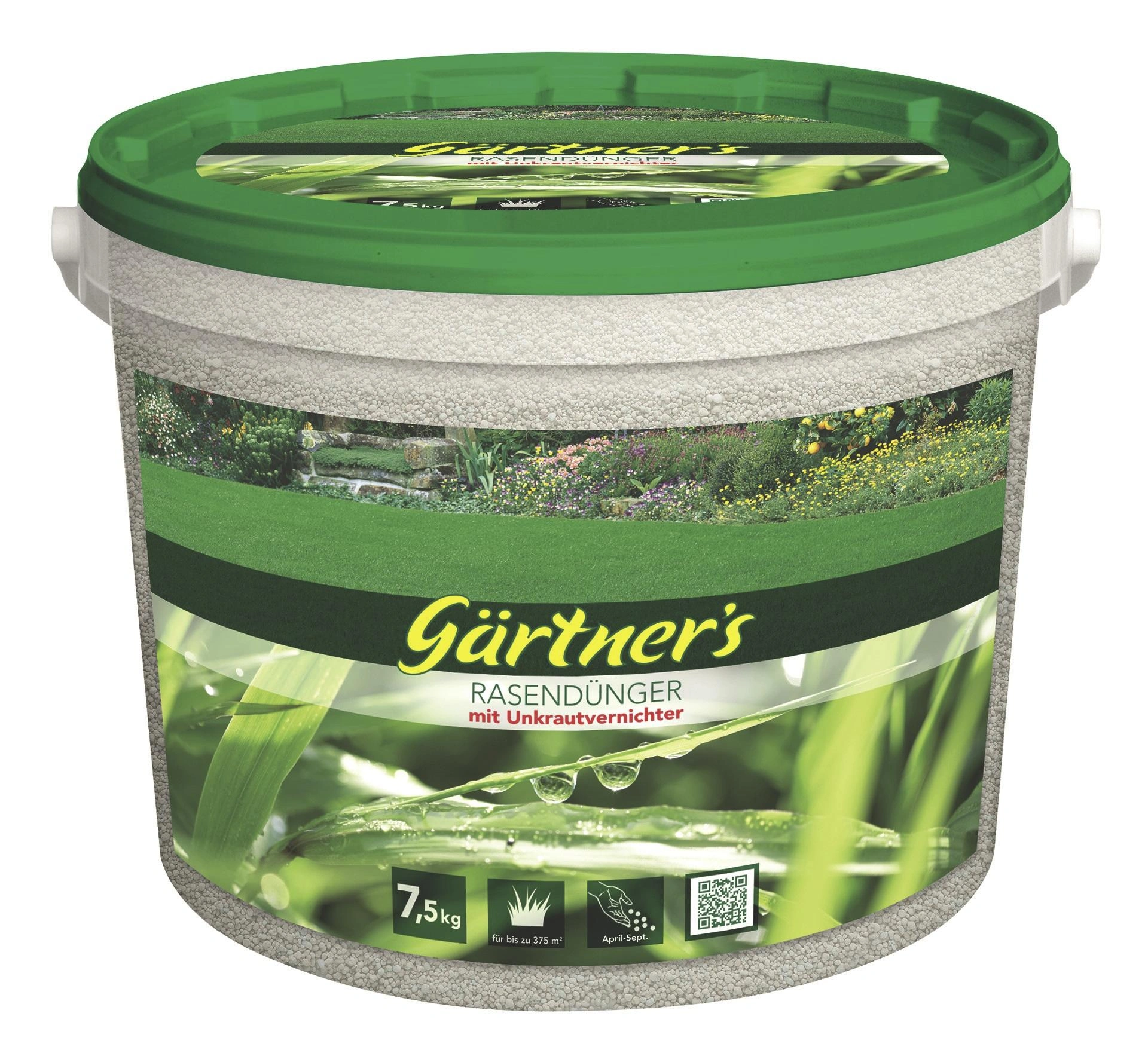Rasendünger mit Unkrautvernichter, 7,5 kg - 1