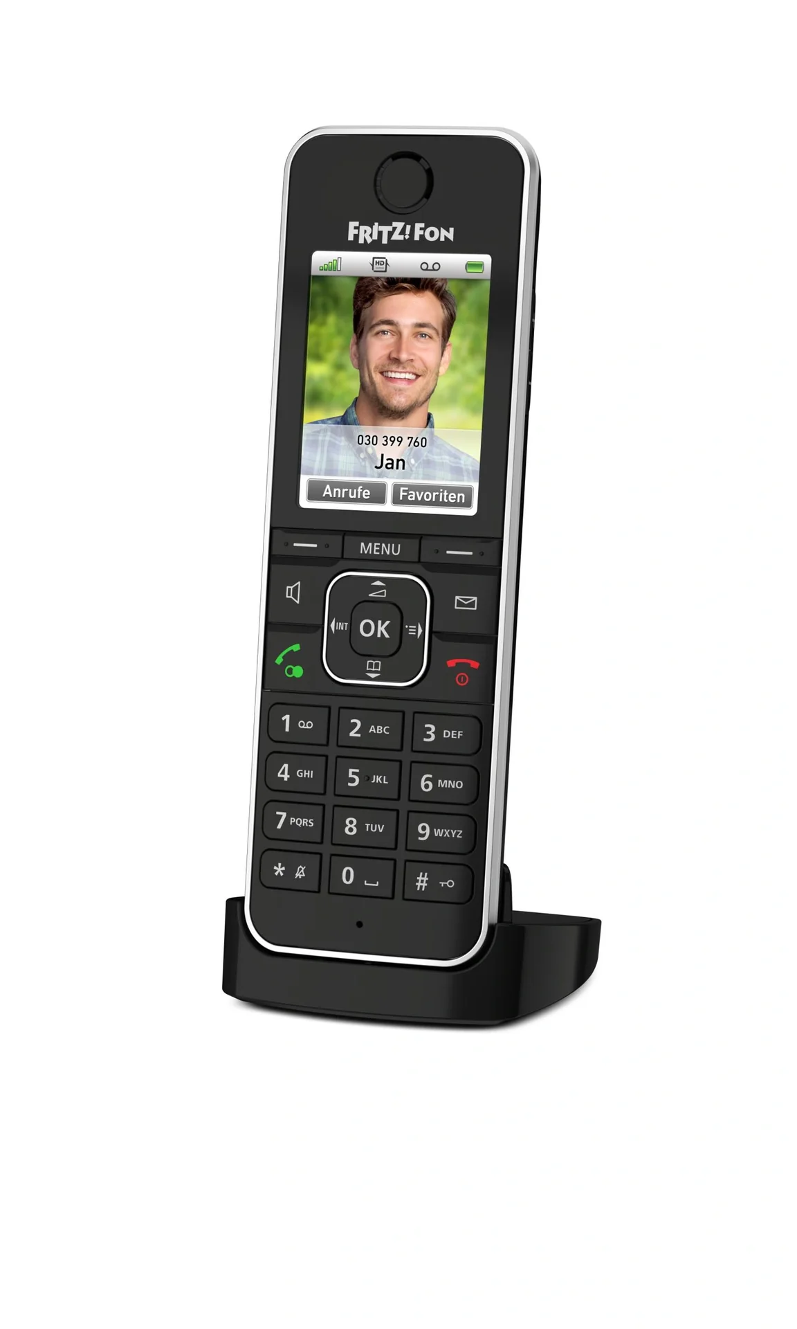 FRITZ!Fon C6 Black Farbdisplay - 1