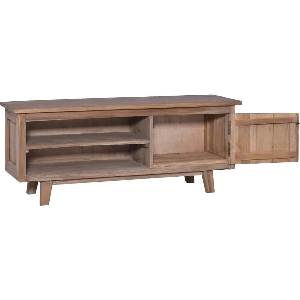 TV-Schrank 100x30x40 cm massiv Teak - 1