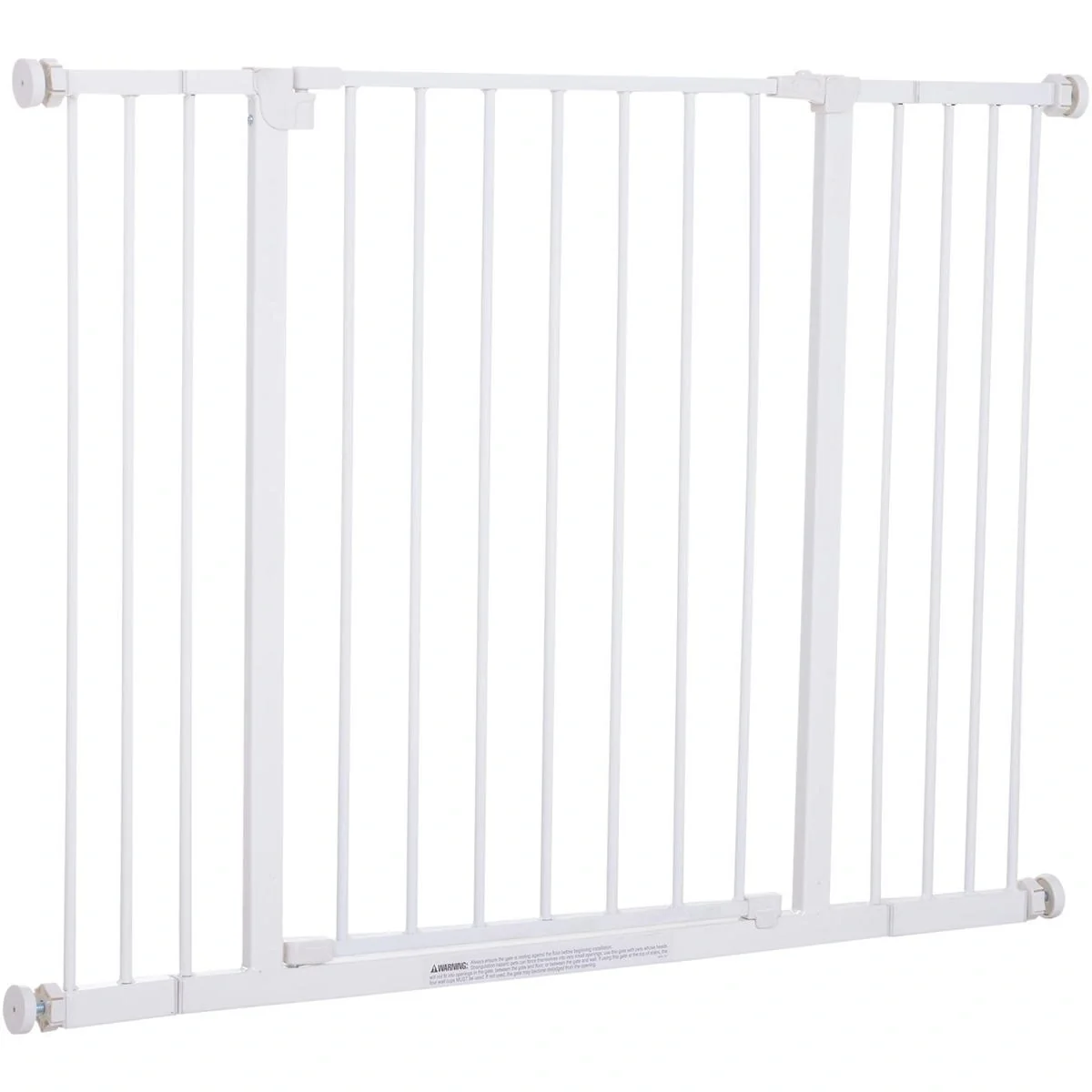 Hundesperre Metall weiß 72-107x76 cm - 1