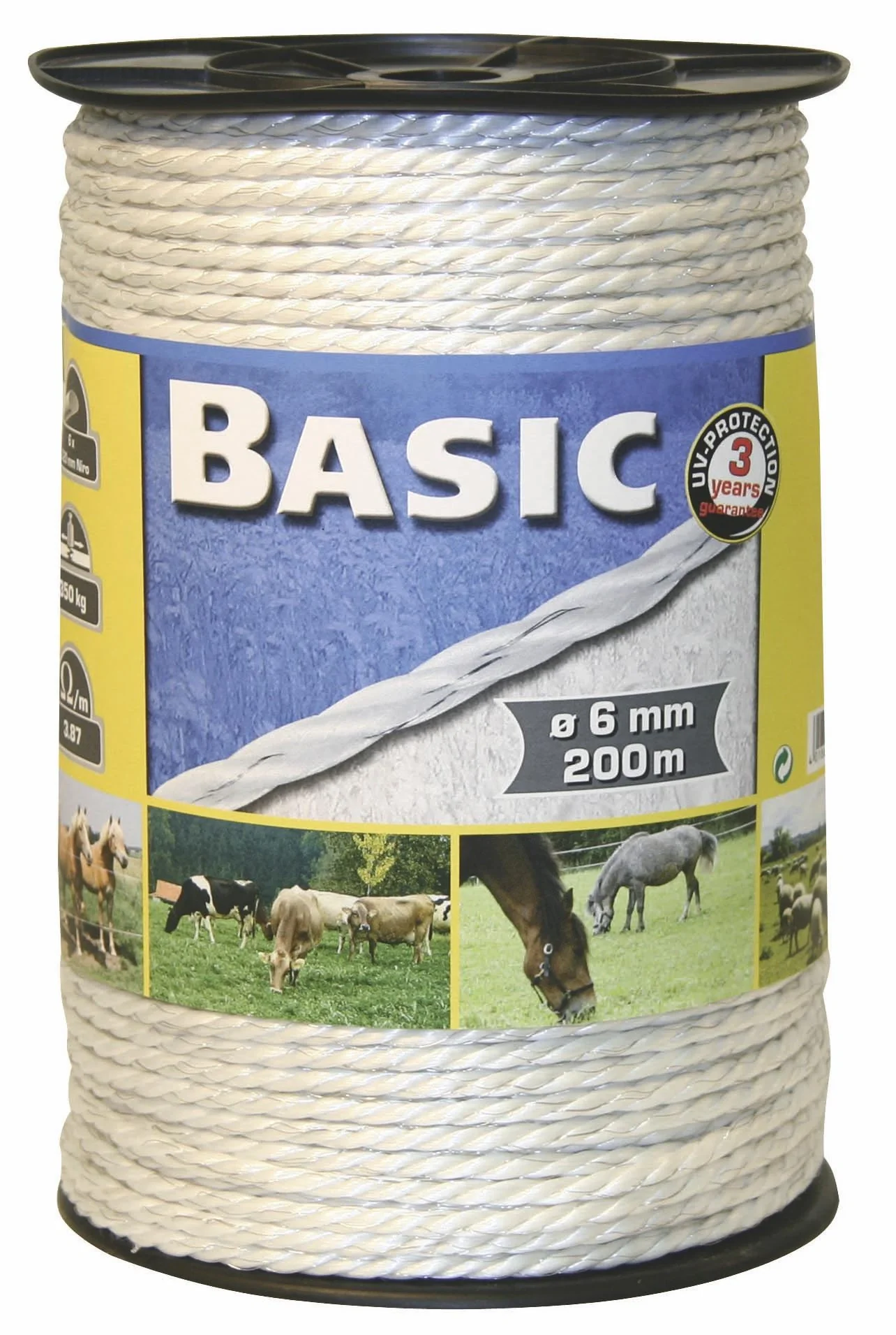 Weidezaunseil "Basic", 200 m lang - 2