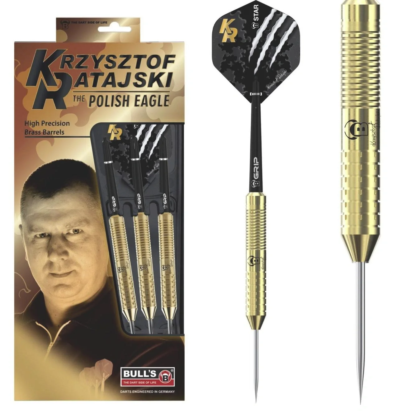 Krzysztof Ratajski Brass Gold Steel Dart 24gr. - 4