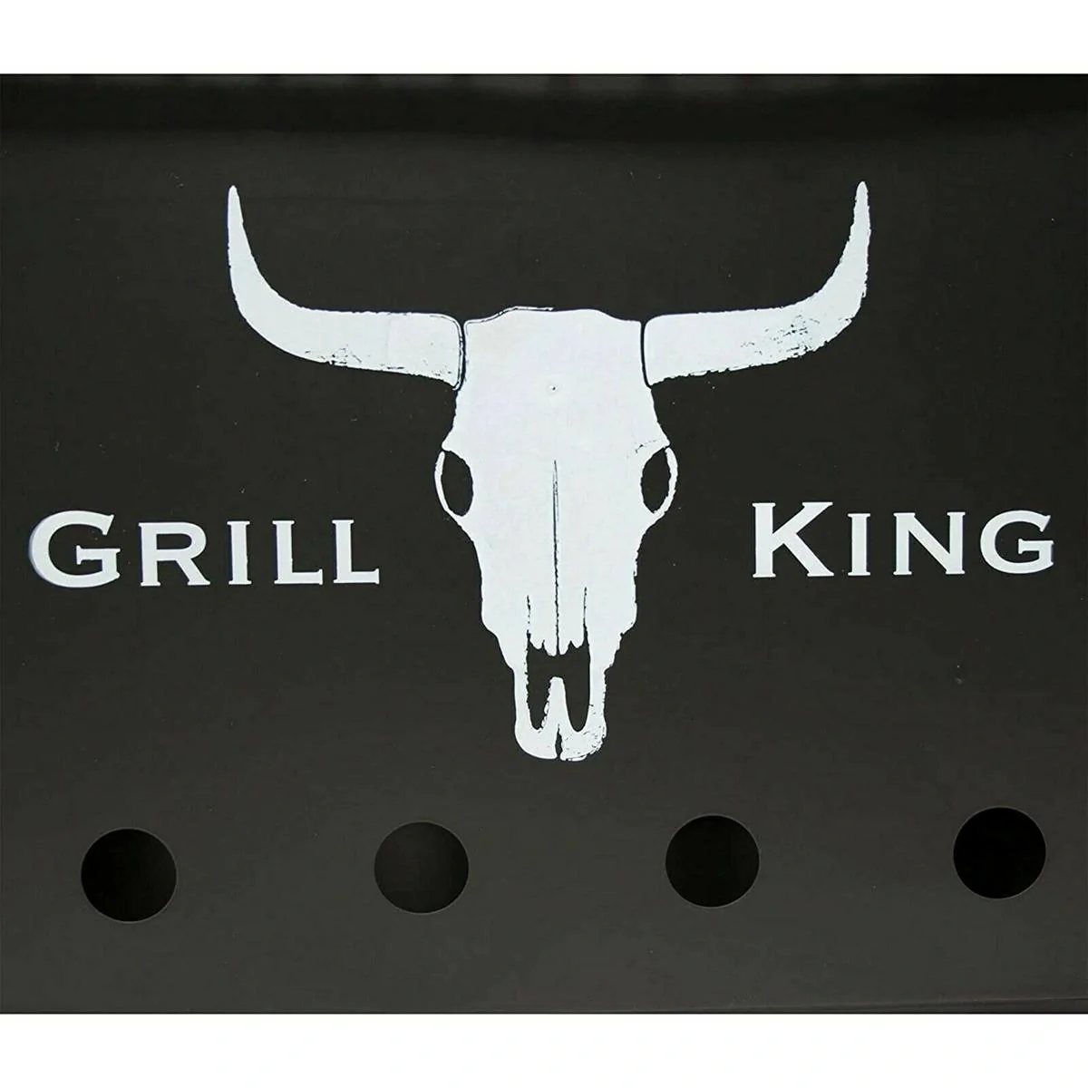 Grill King Holzkohlegrill - Rechteckig - Mattschwarz - 32x20x20 cm - 6