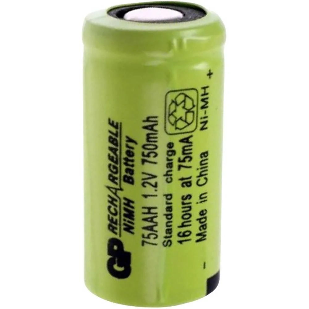 2/3 AA NiMH Akku 750mAh - 1