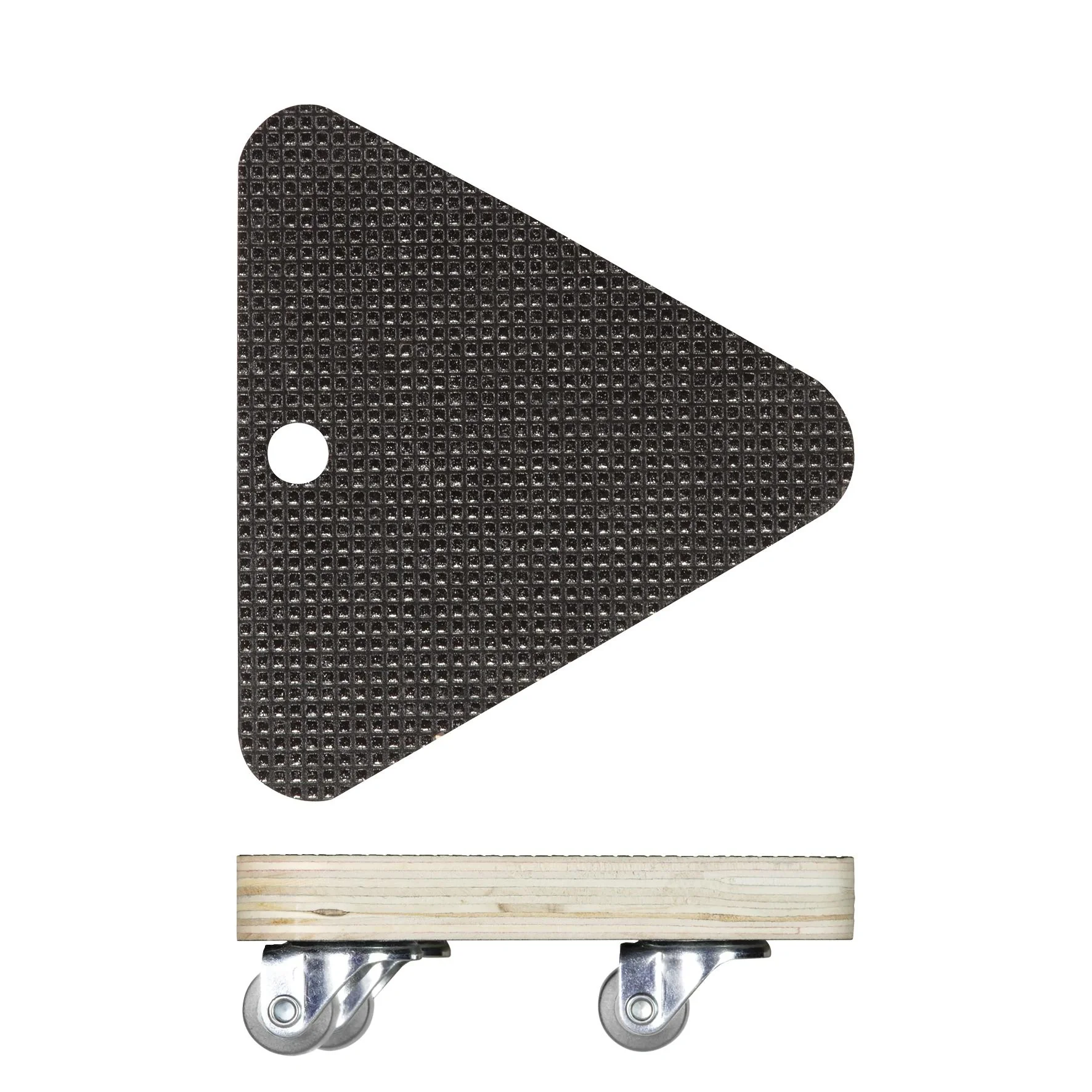 Transporthilfe MM 1314, 14 x 14 x 14 x 4,5 mm, softe Rollen Ø 20 mm, Multiplexplatte Maxigrip FSC®, Tragkraft 100 kg - 7