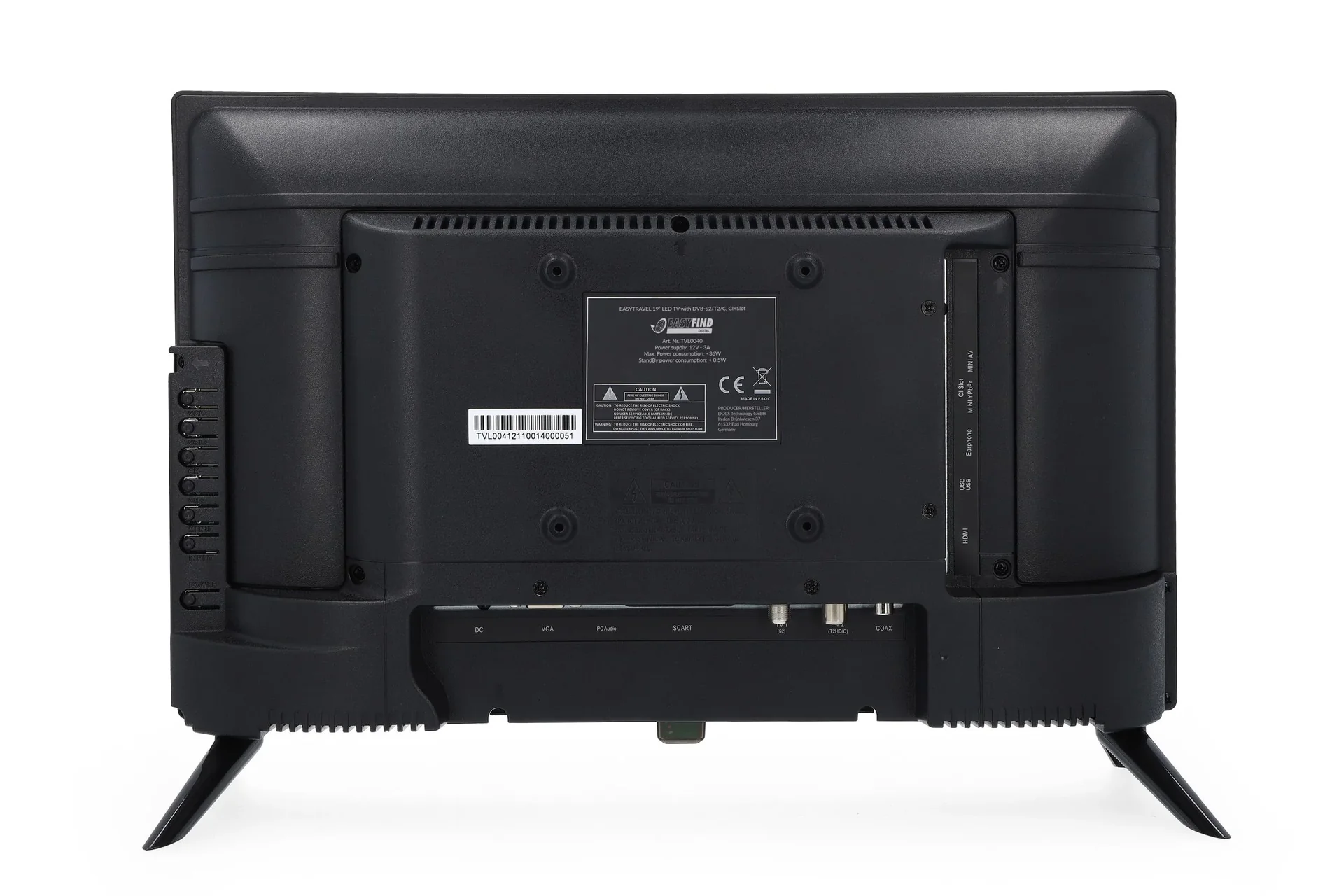 19 Zoll LED TV inkl. DVB-T Antenne, 12/24 und 230 Volt - 11