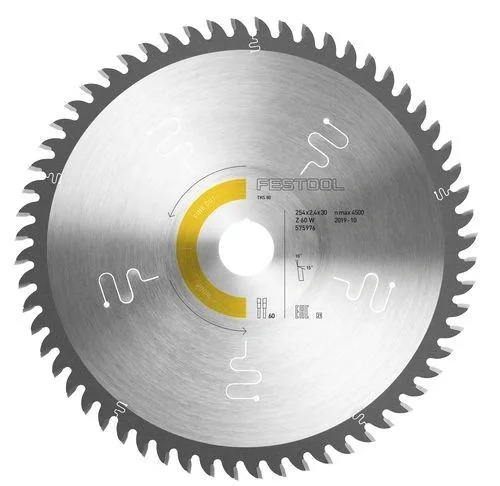 Kreissägeblatt HW 254x2,4x30 W60 - 1