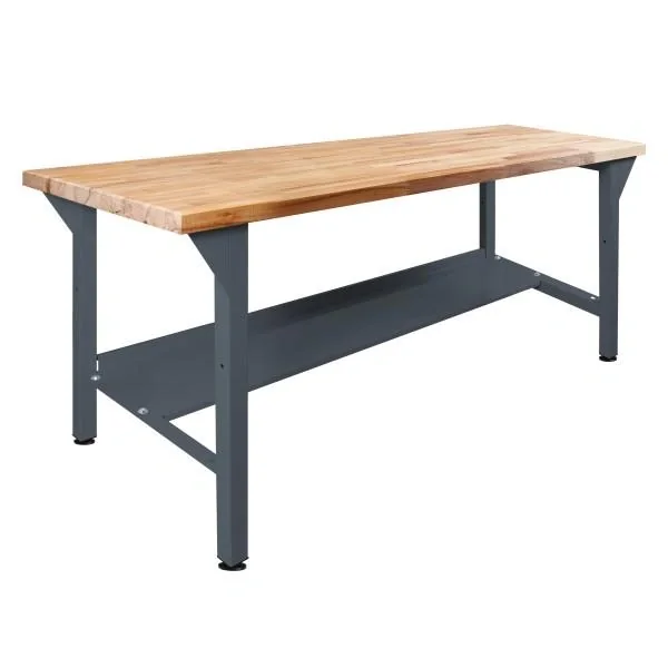 Werkbank / Arbeitstisch Grundmodell 2, RAL7016, H850xT750xL2000mm - 5