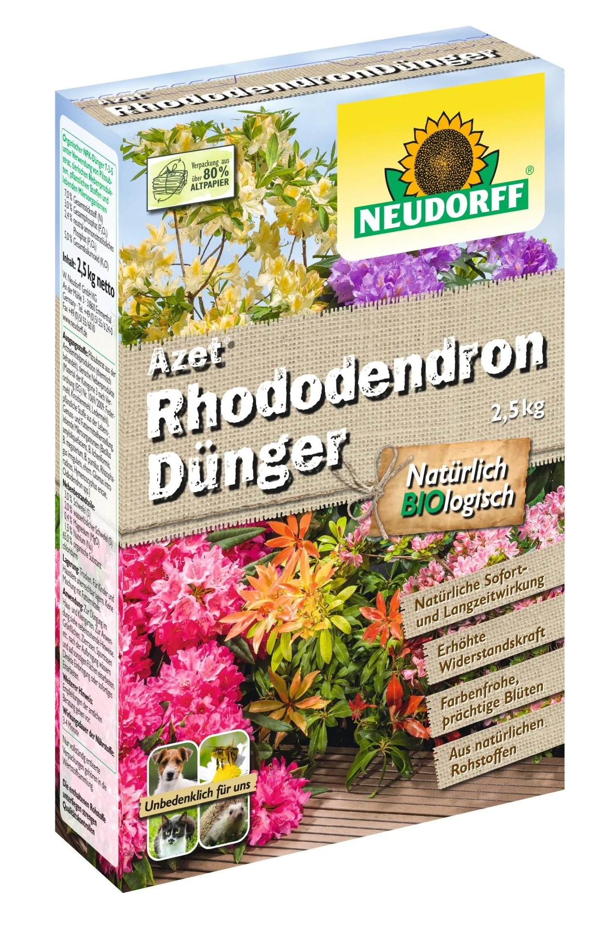 Azet Rhododendrondünger - 2,5 kg - 1
