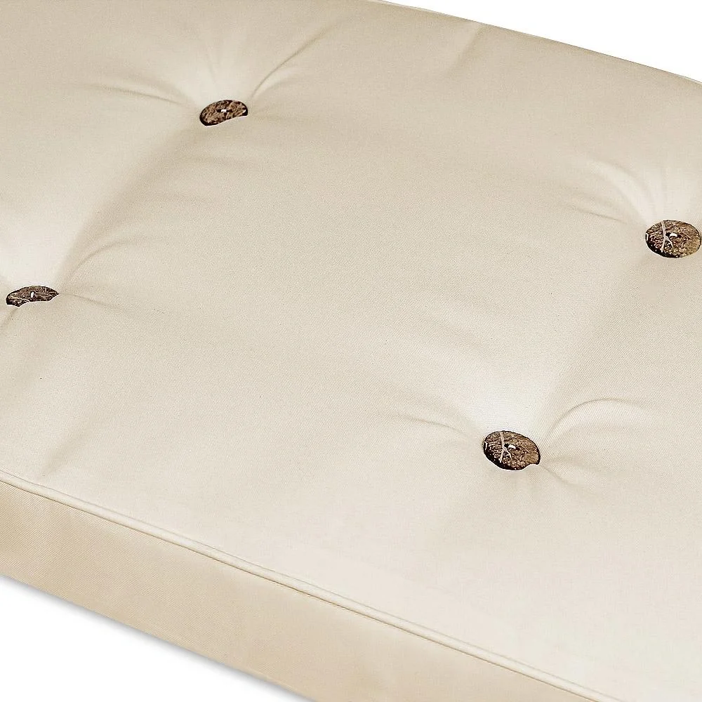 Gartenkissen - Für Liege - Creme - 173x43x6cm - 4