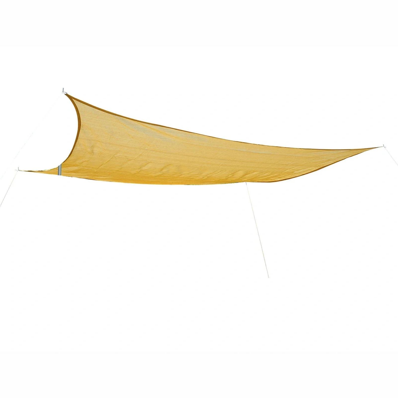 Ousunny Sonnensegel Sonnenschutz Rechteckig HDPE (Beige, 3x4m) - 3