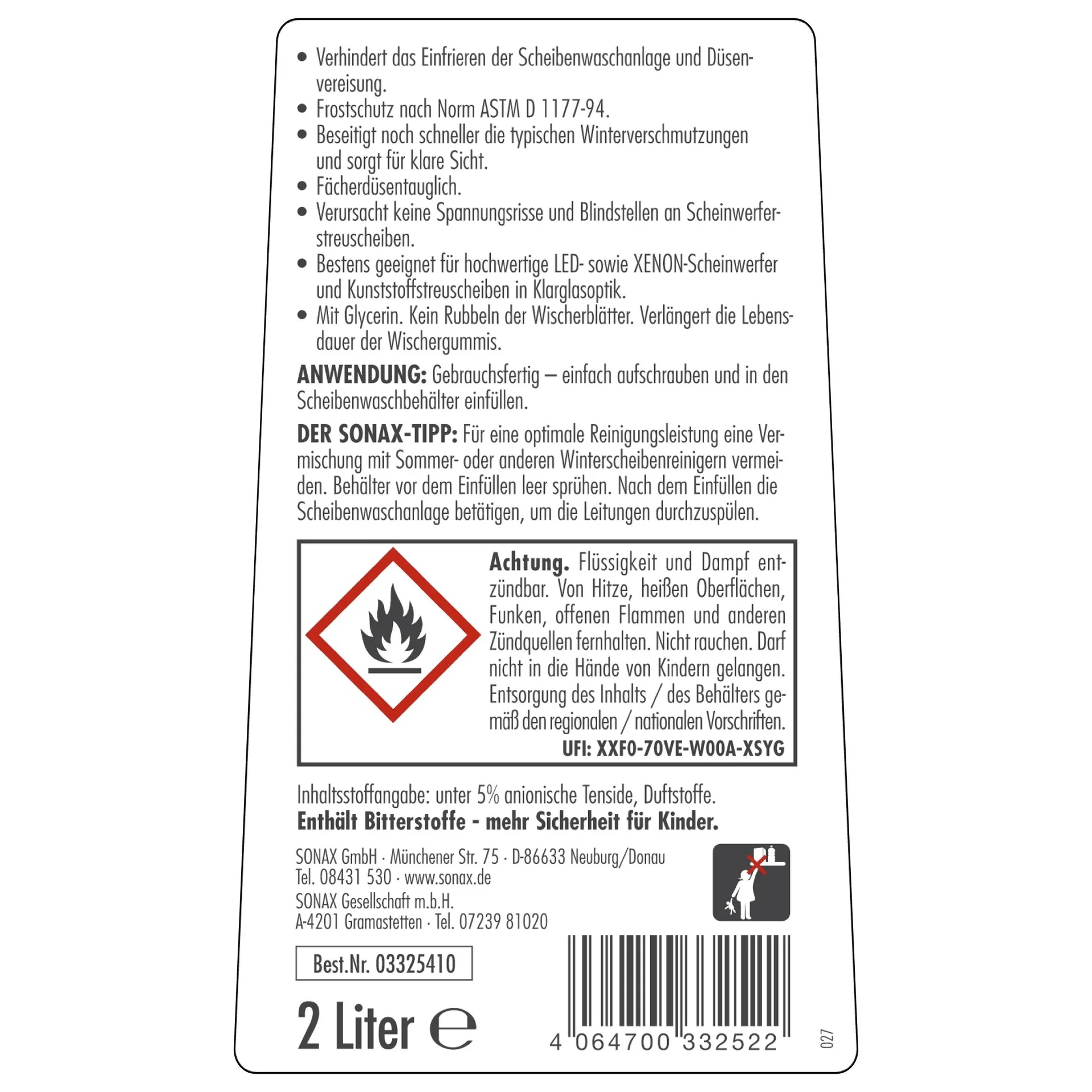 Antifrost + Klarsicht bis -20 °C Citrus 2 l - 8